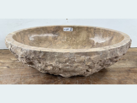 Kleurige wasbak riviersteen IC75 (52x36cm)
