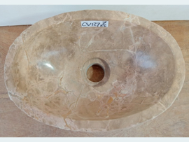 Kleurige fontein wc riviersteen CW127 (31x21cm)