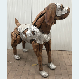 Beeld staande hond XL N15 (108 cm)