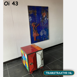 Oliedrum salontafel / nachtkastje Oi43