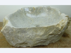 Marmeren natuursteen wasbak K12 (60x49cm)