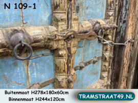 Oude verweerde deuren TN109-1 & TN109-2