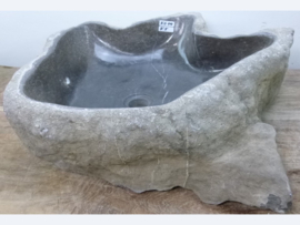 Marmeren natuurlijke vorm wasbak K5 (49x49cm)