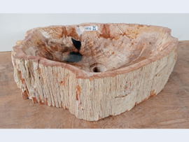 Versteend hout wastafel TT11 (56x39cm)