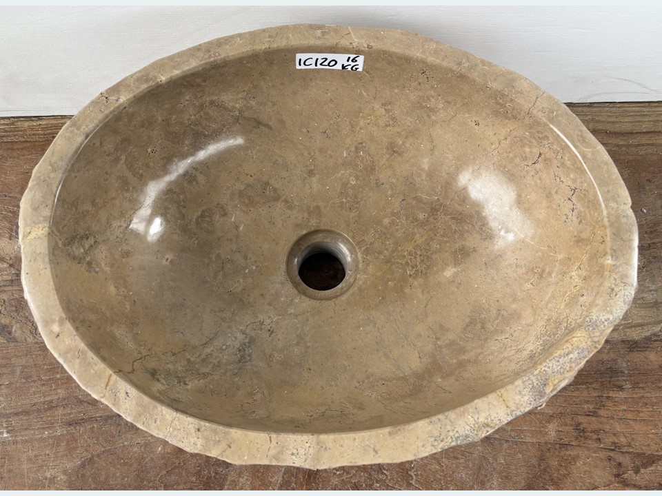 Lavabo riviersteen kleurig IC120 (42x31cm)