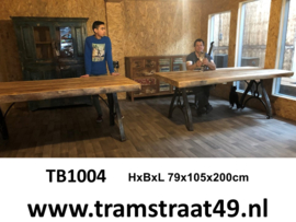 Teakhout tafel 200cm TB1004