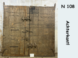 Oude grote deuren teak hout N108