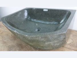 Natuursteen inbouw wasbak F532 (60x50cm)