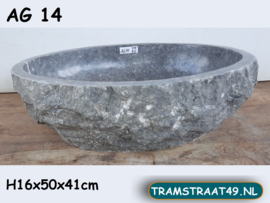 Brede waskom grijs AG14 (50x41cm)