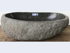 Badkamer waskom riviersteen L4 (49x32cm)