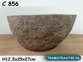 Natural stone small sink C856 (29x27cm)