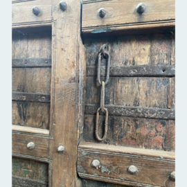 Oude deuren los van teak hout TN1-141 (H195x120cm)