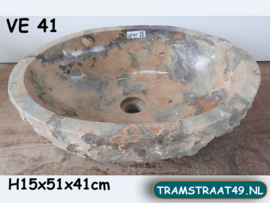 Natuursteen waskom VE41 (51x41cm)