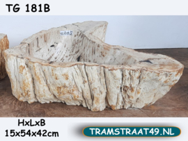 Versteend hout wastafel TG181B