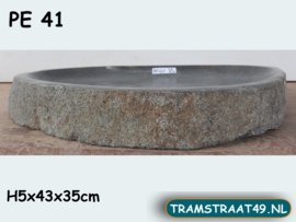 Vogelbad / tuinschaal natuursteen PE41
