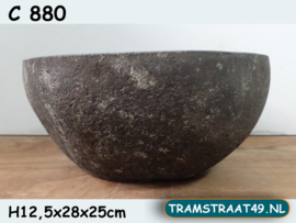 Fontein toilet riviersteen C880 (28x25cm)