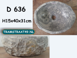 Marmer waskom D636 (40x31cm)