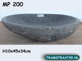Wasbak laag riviersteen MP200 (45x34cm)