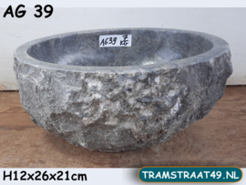 Grey sink for toilet AG39 (26x21cm)