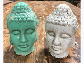 Boeddha hoofd beeldjes (20x12cm)