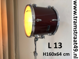 Drumstel vloerlamp - muziekinstrument lamp