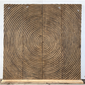 Schuifdeur houtsnijwerk / wandpanelen IF68 (H190 cm)