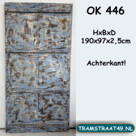 Paneel schuifdeur houtsnijwerk OK446 (H190 cm)