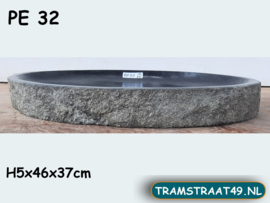 Vogeldrinkschaal natuursteen PE32 (46x37cm)