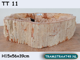 Versteend hout wastafel TT11 (56x39cm)