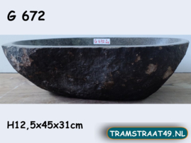 Badkamer wasbak rivierkei G672 (45x31cm)