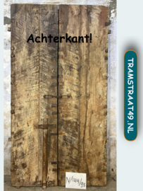 Oude deur donkerbruin N144-93