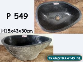 Natural stone sink P549 (43x30cm)