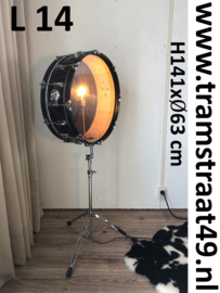 Drum vloerlamp - muziekinstrument lamp