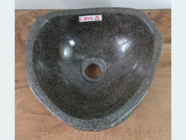 Toilet waskom uit riviersteen C843 (28x26cm)
