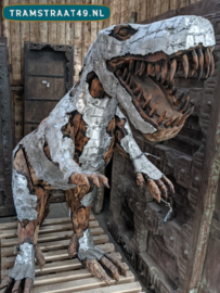 Dinosaurus - Tyrannosaurus Rex van hout en metaal