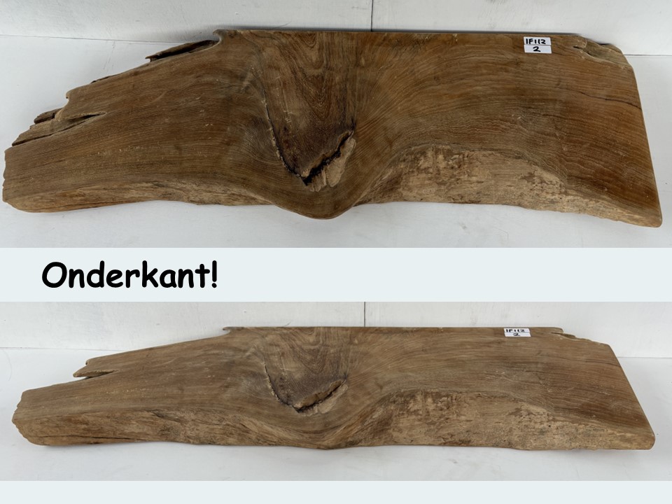 Teak wortel plank IF112 (110x38cm)