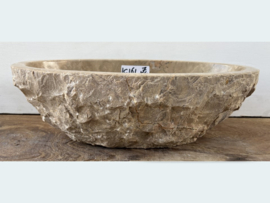 Ovale fontein wc riviersteen kleurig IC161 (36x21cm)