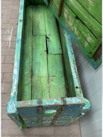 Antieke opbergkist / bedbank / voeteneind bed KB10