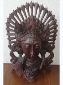 Shiva houtsnijwerk beeld (30 cm)