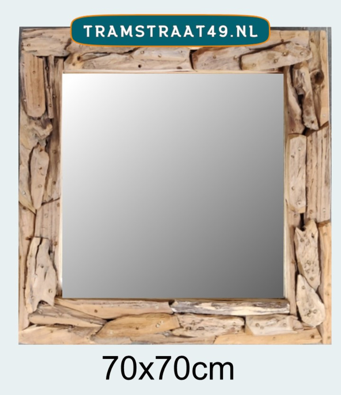 Vierkante spiegel 70x70 cm | Wandspiegels