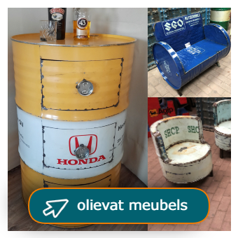 Olievat meubels - zitmeubels en kasten