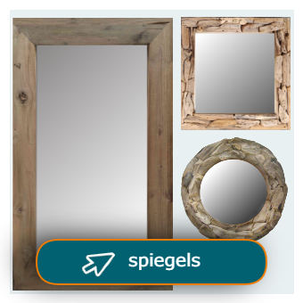 Spiegel met houten omlijsting