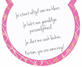 Luxe geurkaars: You are amazing  Attitude