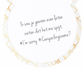 Luxe geurkaars: I'm sorry Attitude