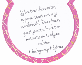 Luxe geurkaars: Don't give up Attitude