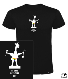 Shirt beetje gay zwart