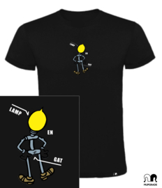 Shirt lampjesgat zwart