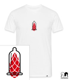 Shirt Oisterwijk Döllekesgat condoom wit