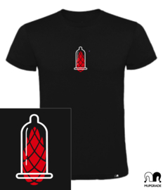 Shirt Oisterwijk Döllekesgat condoom zwart