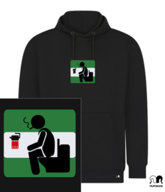 Hoodie schijt aan 020